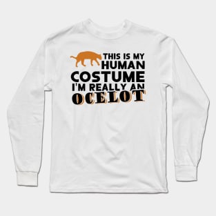 Buy ocelot human costume cuddly toy fan Long Sleeve T-Shirt